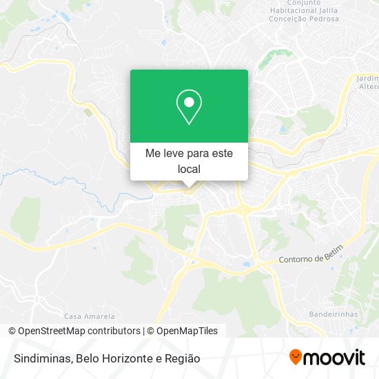 Sindiminas mapa