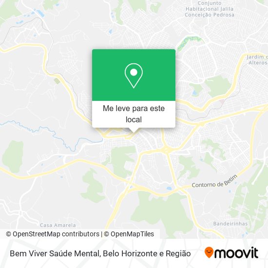 Bem Viver Saúde Mental mapa