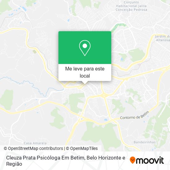 Cleuza Prata Psicóloga Em Betim mapa