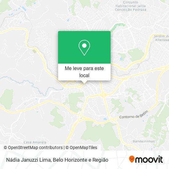 Nádia Januzzi Lima mapa