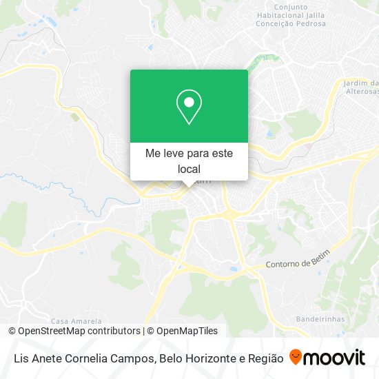 Lis Anete Cornelia Campos mapa