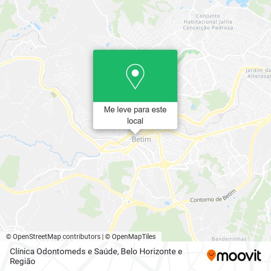 Clínica Odontomeds e Saúde mapa