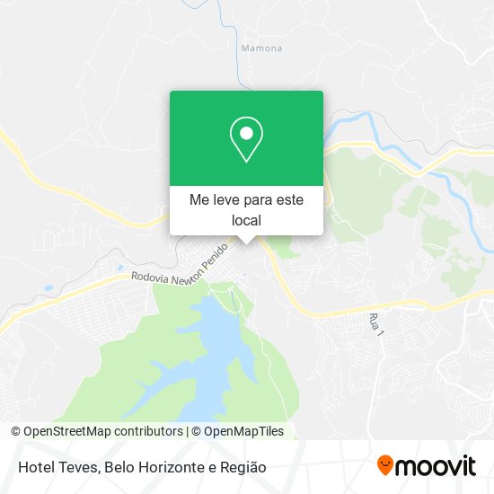 Hotel Teves mapa