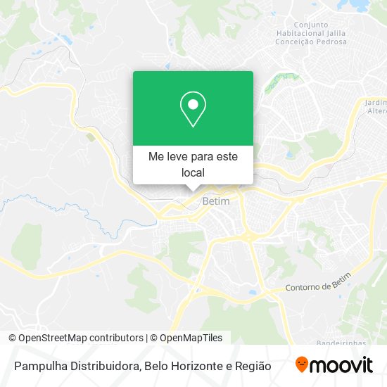 Pampulha Distribuidora mapa