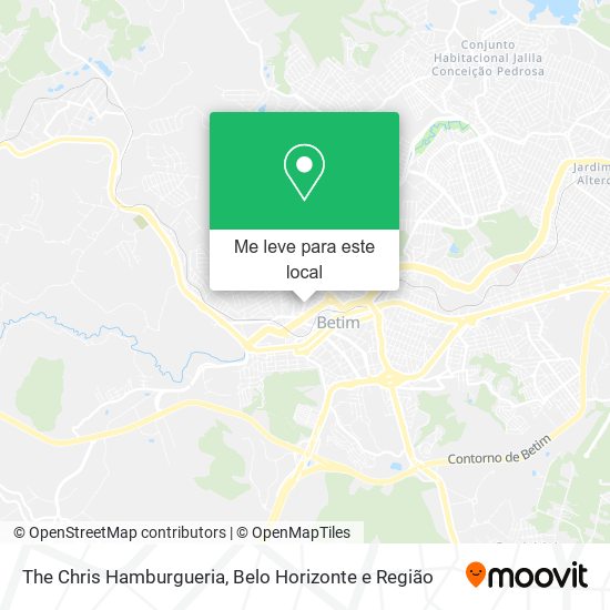 The Chris Hamburgueria mapa