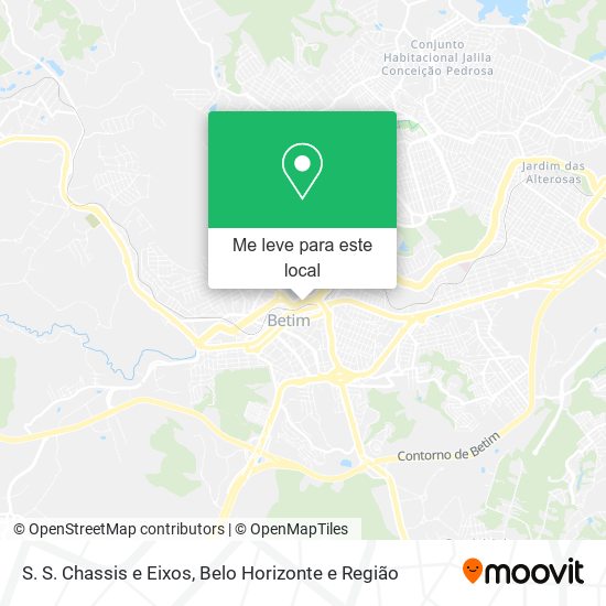S. S. Chassis e Eixos mapa