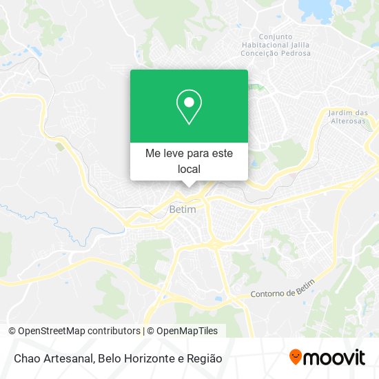 Chao Artesanal mapa