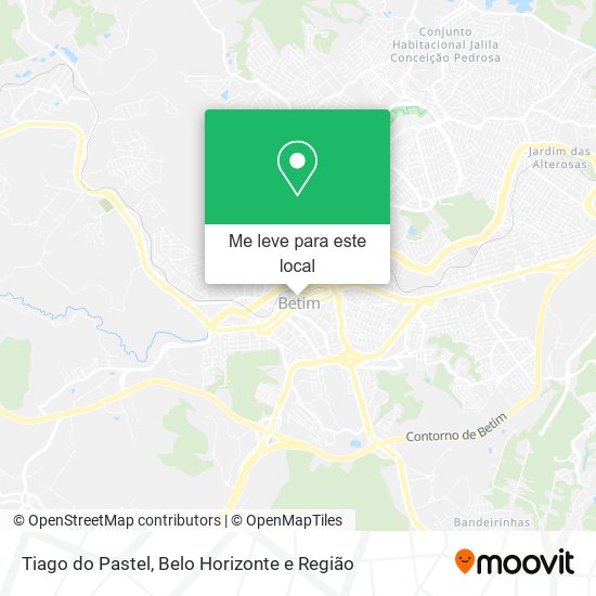 Tiago do Pastel mapa