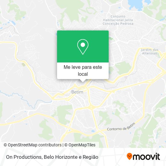 On Productions mapa