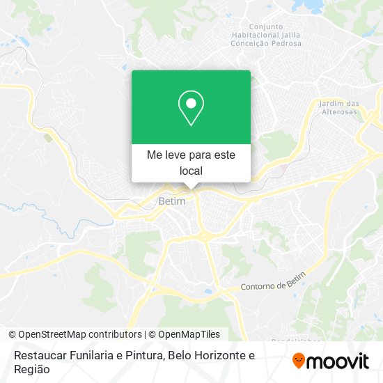 Restaucar Funilaria e Pintura mapa