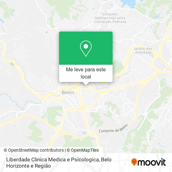 Liberdade Clinica Medica e Psicologica mapa