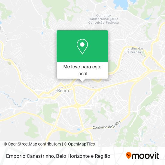Emporio Canastrinho mapa