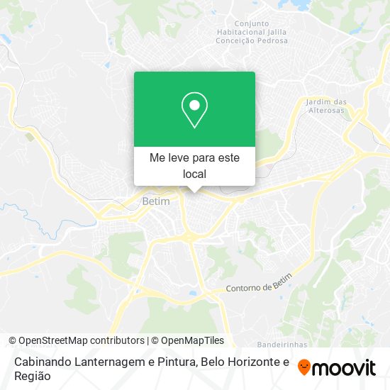 Cabinando Lanternagem e Pintura mapa