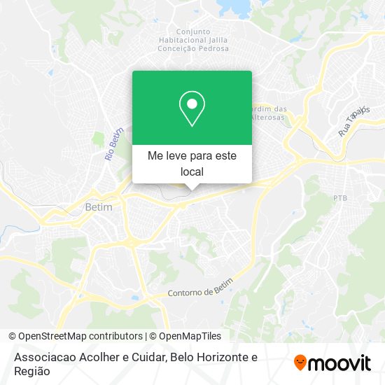 Associacao Acolher e Cuidar mapa