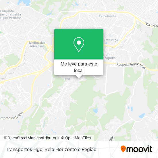 Transportes Hgo mapa