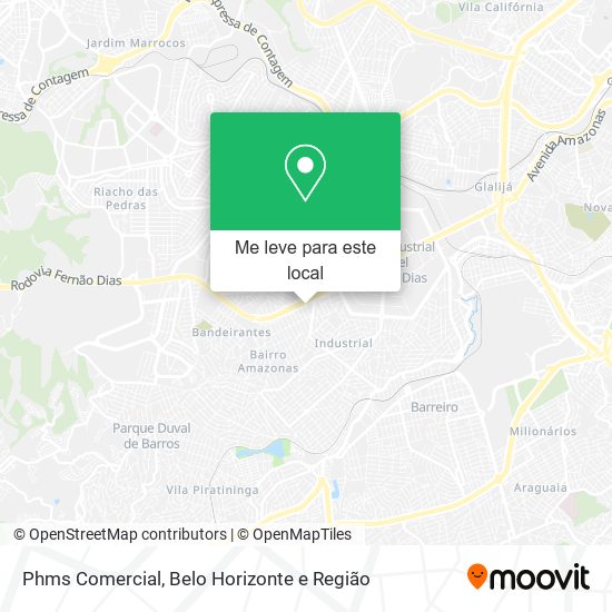 Phms Comercial mapa