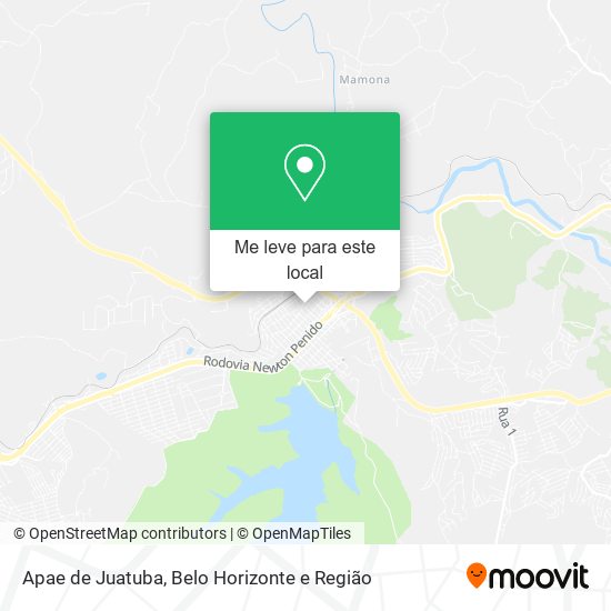 Apae de Juatuba mapa