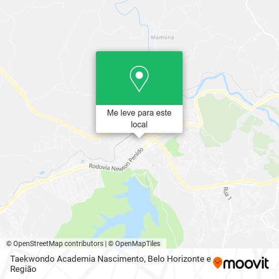 Taekwondo Academia Nascimento mapa