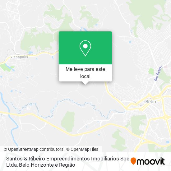 Santos & Ribeiro Empreendimentos Imobiliarios Spe Ltda mapa