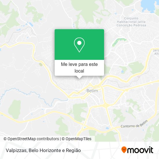 Valpizzas mapa