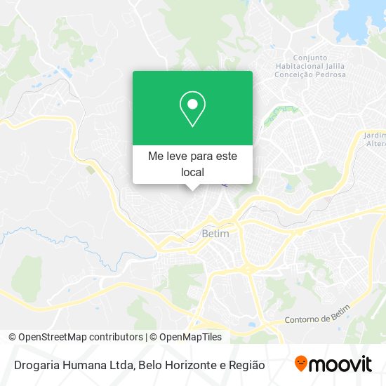 Drogaria Humana Ltda mapa