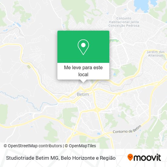 Studiotriade Betim MG mapa