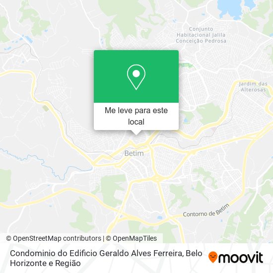 Condominio do Edificio Geraldo Alves Ferreira mapa