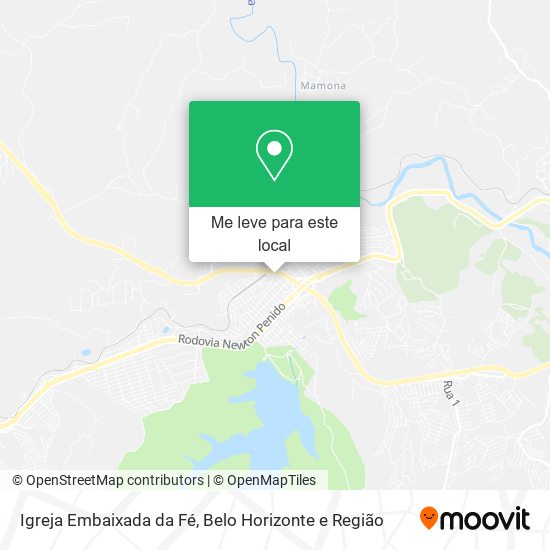 Igreja Embaixada da Fé mapa