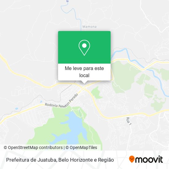 Prefeitura de Juatuba mapa