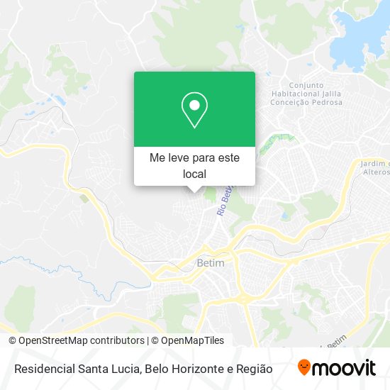 Residencial Santa Lucia mapa