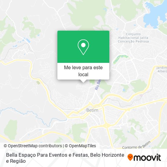 Bella Espaço Para Eventos e Festas mapa