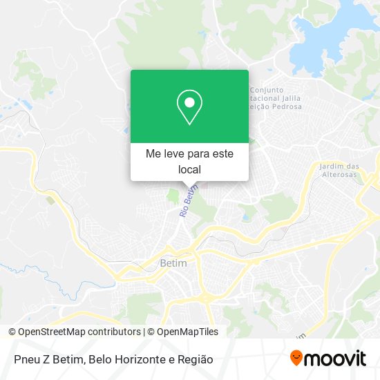 Pneu Z Betim mapa