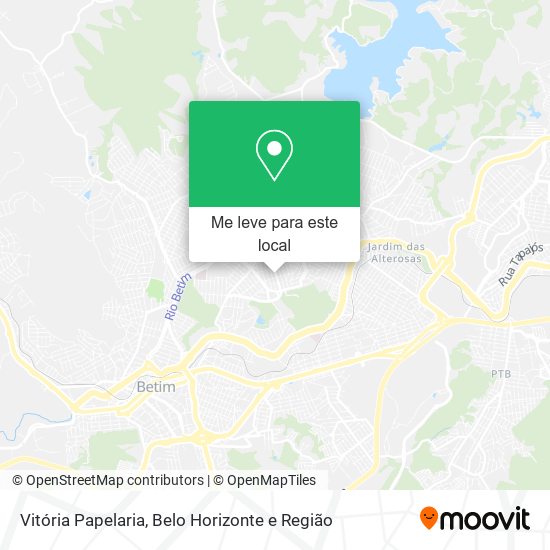 Vitória Papelaria mapa