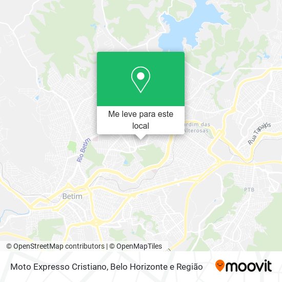 Moto Expresso Cristiano mapa