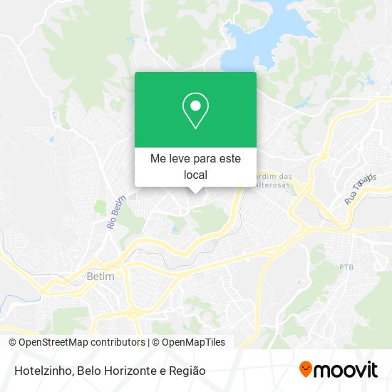 Hotelzinho mapa