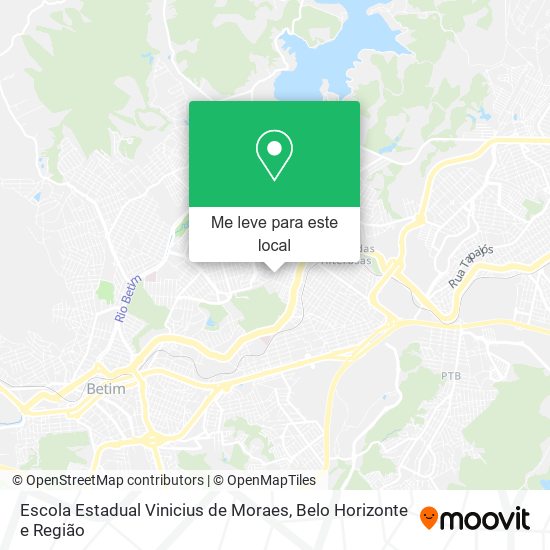 Escola Estadual Vinicius de Moraes mapa