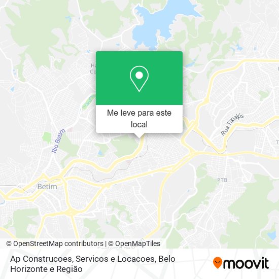 Ap Construcoes, Servicos e Locacoes mapa