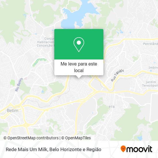 Rede Mais Um Milk mapa