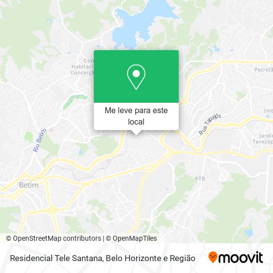 Residencial Tele Santana mapa