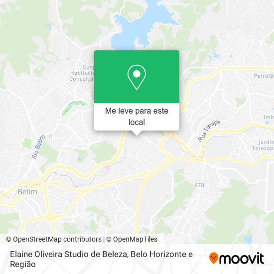 Elaine Oliveira Studio de Beleza mapa
