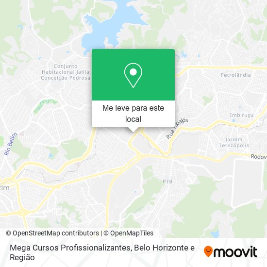 Mega Cursos Profissionalizantes mapa