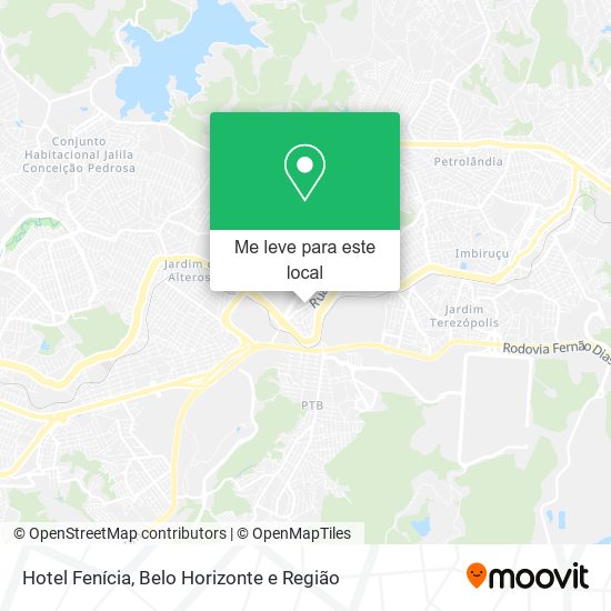 Hotel Fenícia mapa