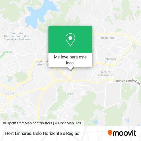 Hort Linhares mapa