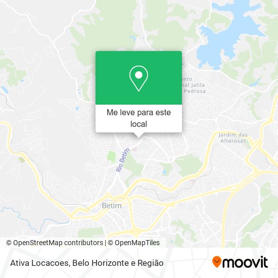 Ativa Locacoes mapa