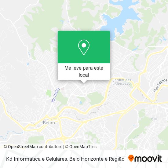 Kd Informatica e Celulares mapa