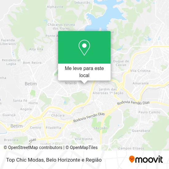 Top Chic Modas mapa
