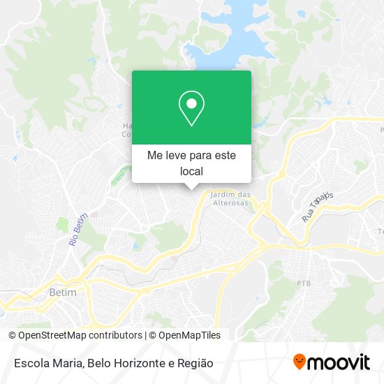 Escola Maria mapa