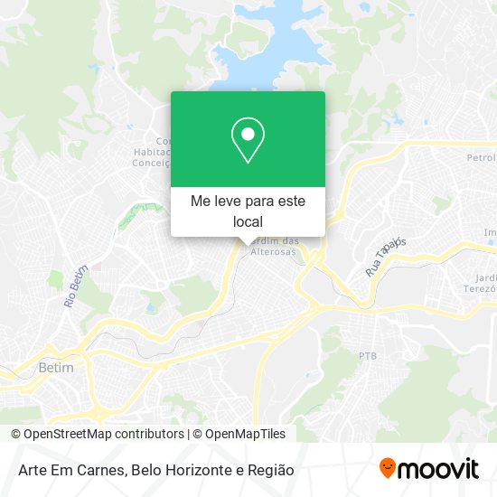 Arte Em Carnes mapa