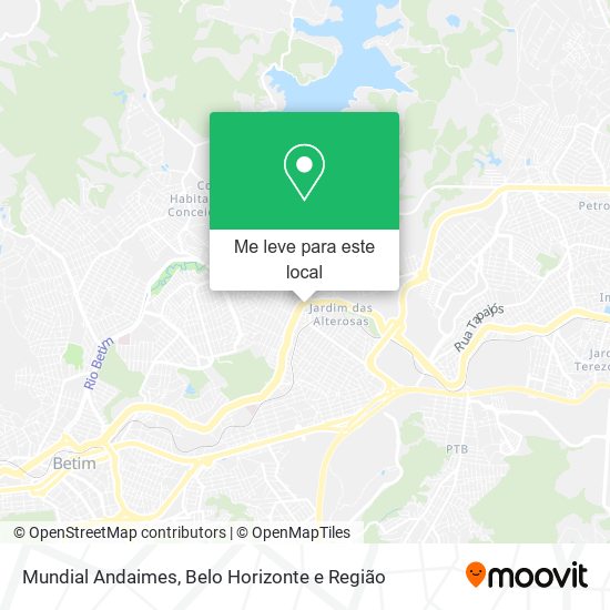 Mundial Andaimes mapa