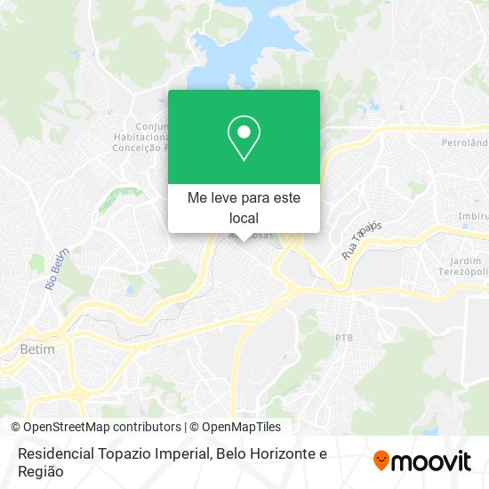 Residencial Topazio Imperial mapa
